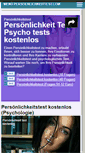 Mobile Screenshot of persoenlichkeittest.com