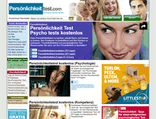 Tablet Screenshot of persoenlichkeittest.com